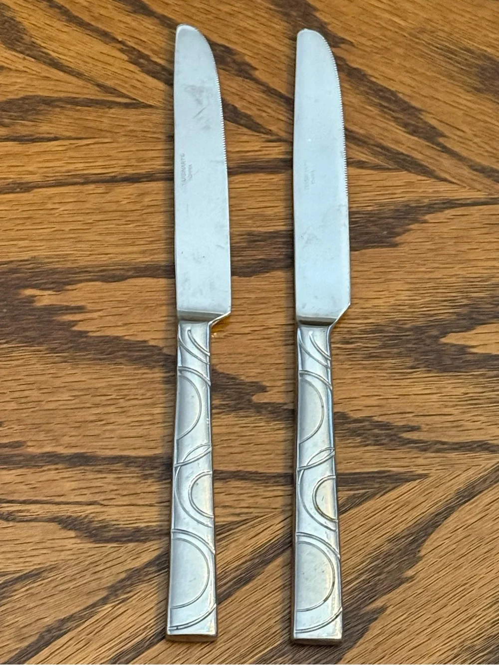 Cuisinart Unity Frost 2 Dinner Knives Stainless Flatware